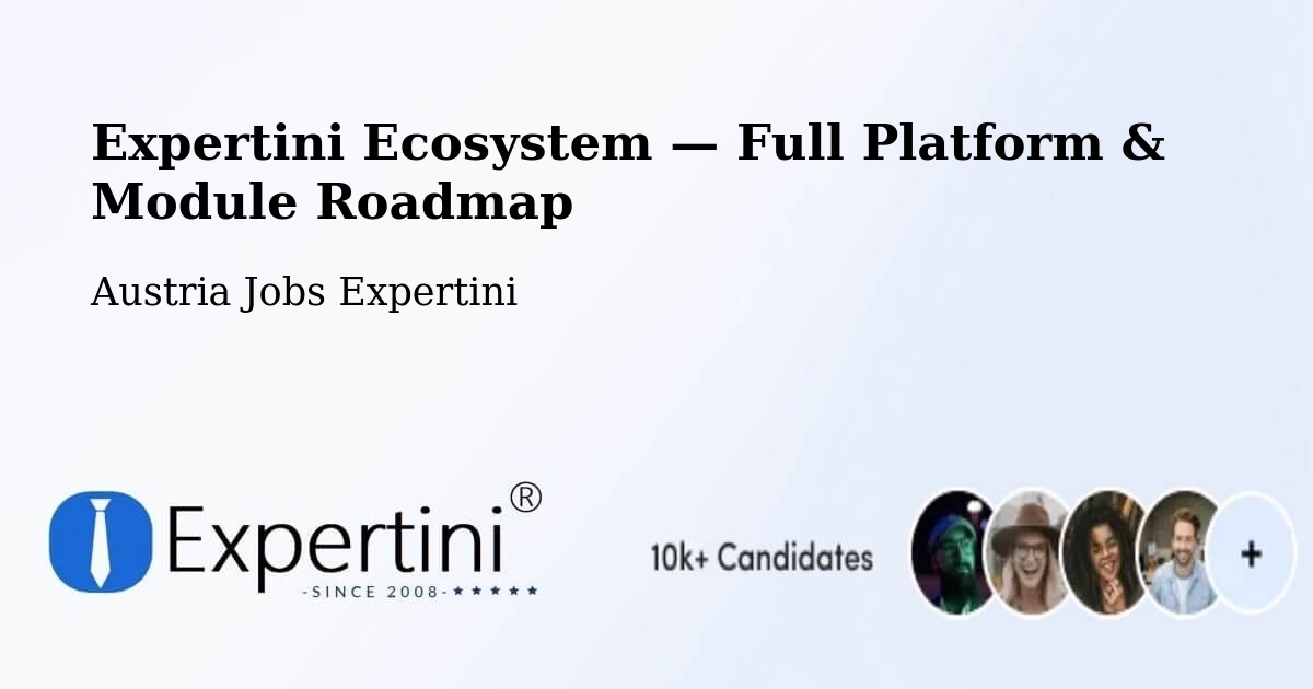 Expertini Ecosystem — Full Platform & Module Roadmap – Lockenhaus